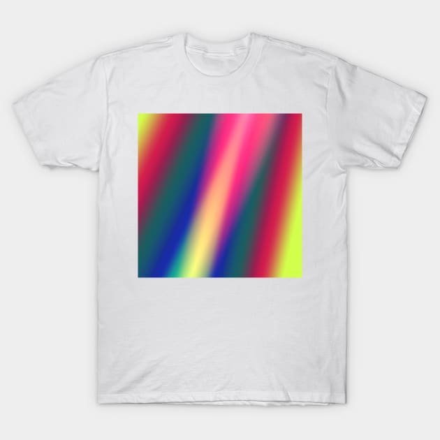 blue green red yellow  texture abstract design T-Shirt by Artistic_st